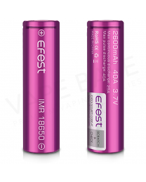 Efest IMR 18650 (2600mah 40A) Rechargeable Vape Battery