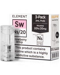 NS20 Strawberry Whip E-Liquid Pod by Element 3x2ml
