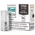NS20 Frost E-Liquid Pod by Element 3x2ml